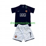 Manchester United Cristiano Ronaldo 7 Dres Retro Dječji Gostujući 2007-2008 Kratkih Rukava